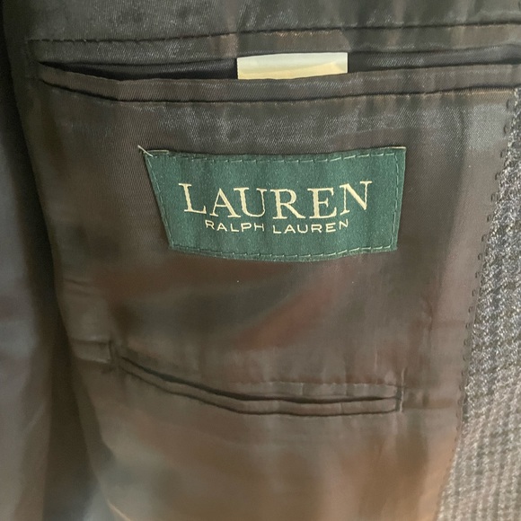 Ralph Lauren Navy-plaid blazer - Picture 3 of 3